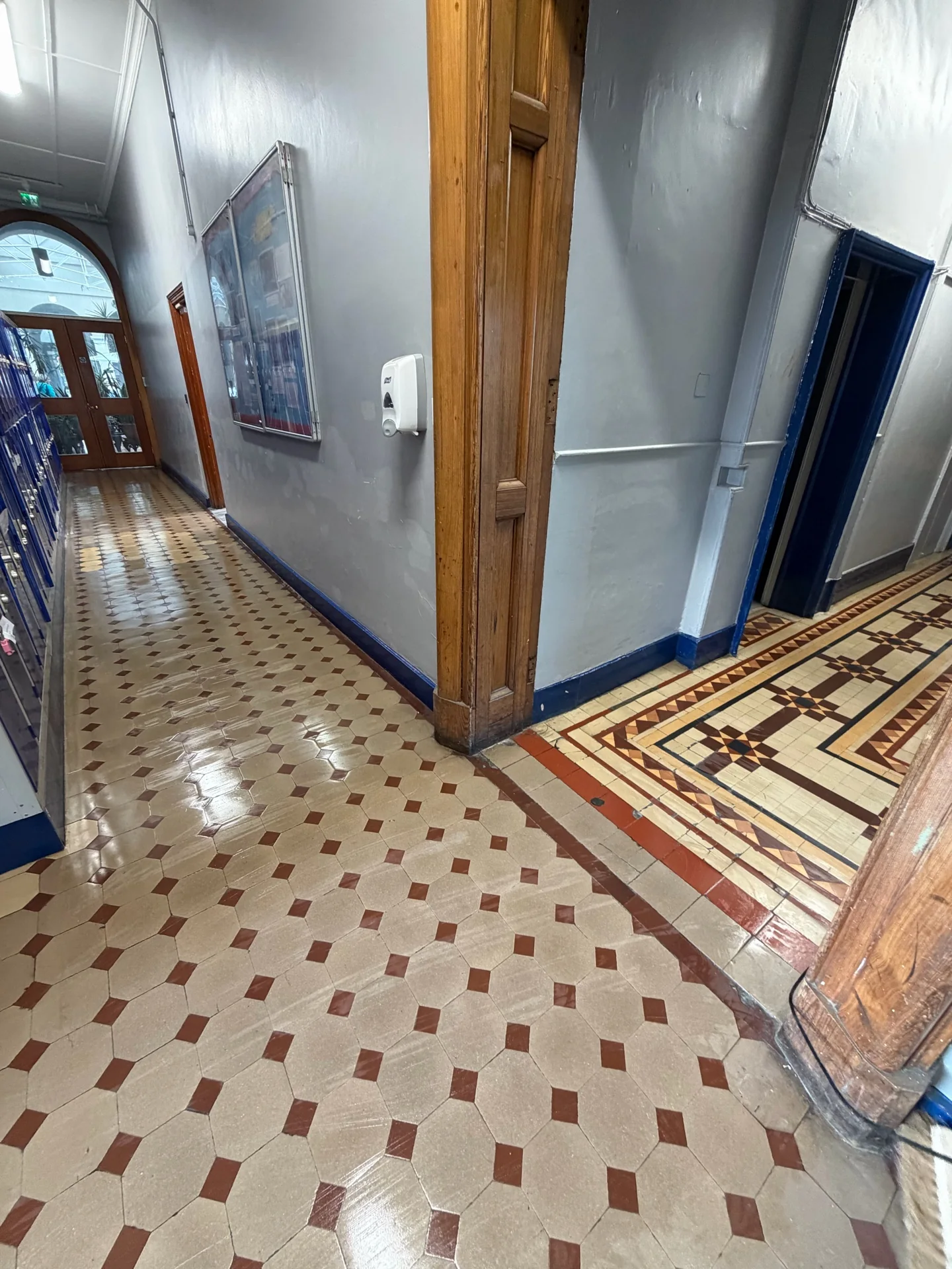 After-condition corridor view from the user-labelled All Saints Primary cleaning record